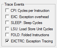 Cortex-M Target Driver Setup - Trace Events