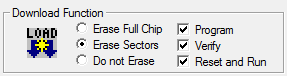 Flash Download Setup - Download Function