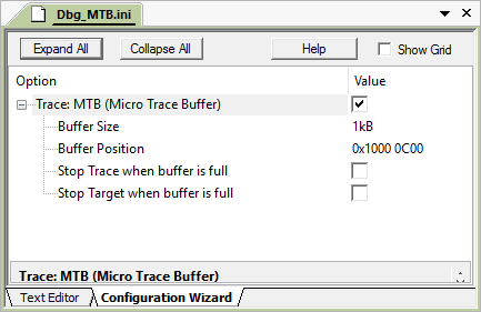 Mtb trace outlet